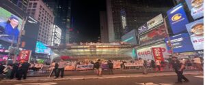 中国民主党纽约时代广场第649次茉莉花行动（张荣刚供稿）