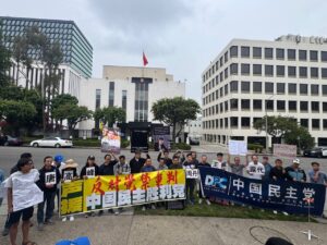 中国民主党洛杉矶第738茉莉花行动