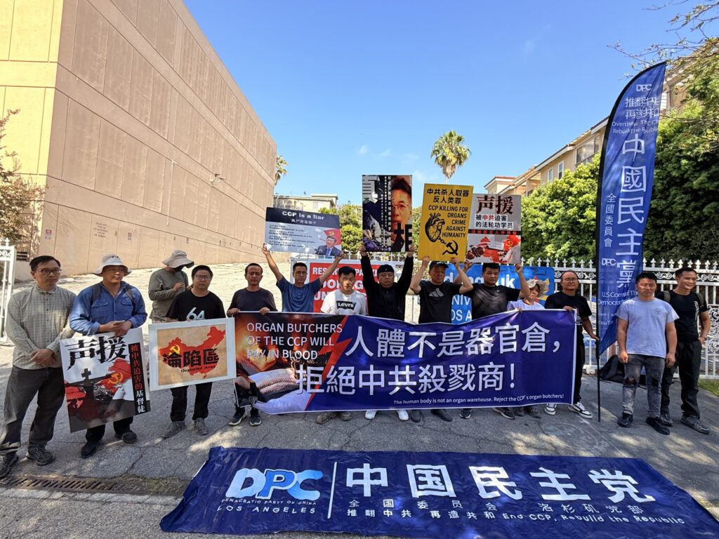 中国民主党洛杉矶第743茉莉花行动
